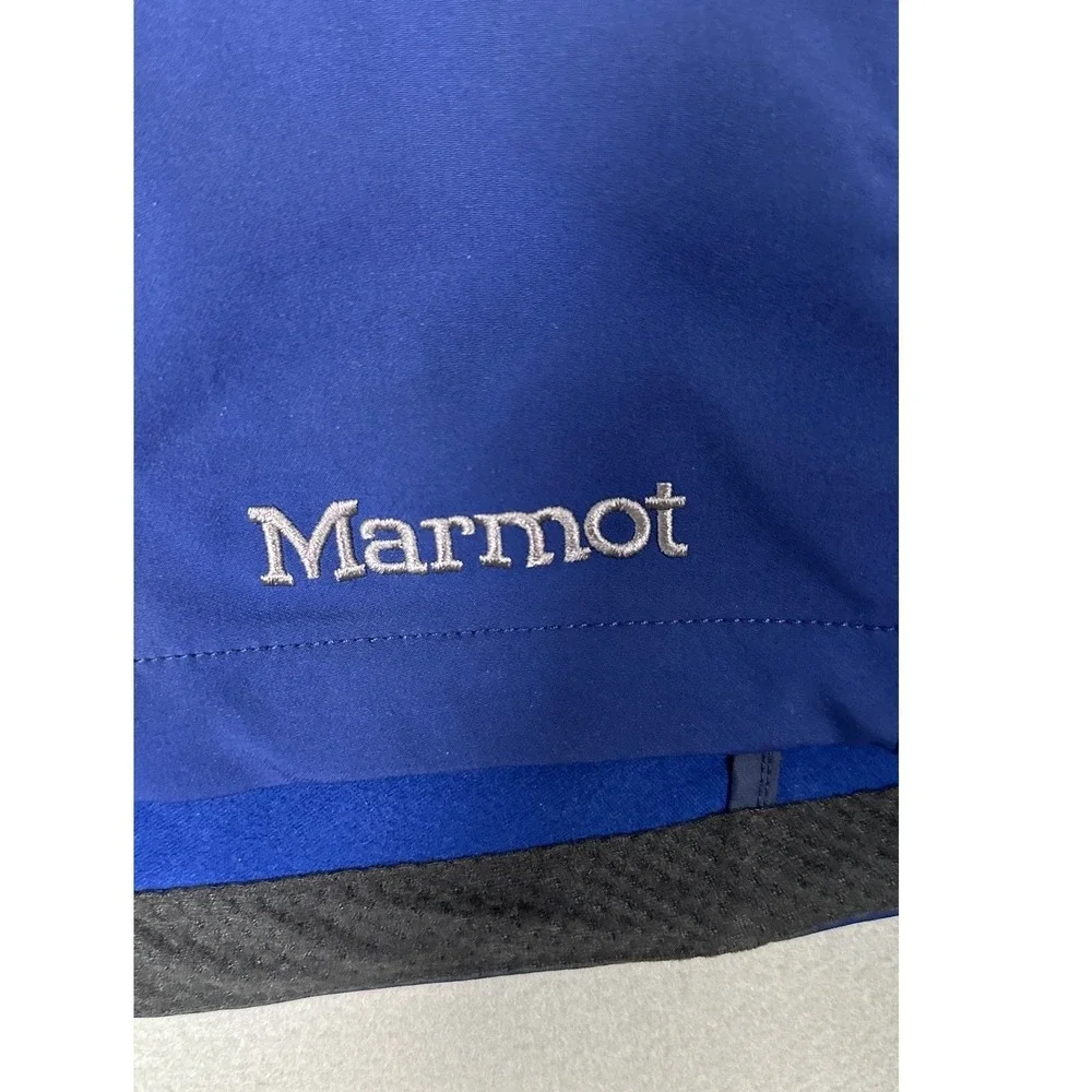 NEW Marmot Approach Vest Mens Large Navy Blue M3 Softshell Full Zip Windbreaker